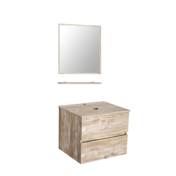 Millwood Pines Kordell 24'' Single Bathroom Vanity with Manufactured